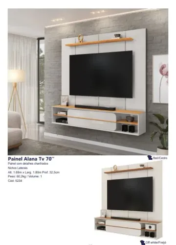 Painel Alana Tv 65'' 1.80m