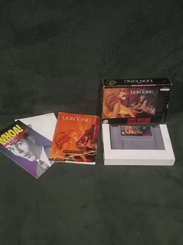 Jogo The Lion King Original completo Super Nintendo