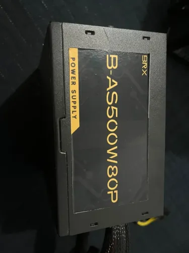 Fonte de Alimentação BRX 500W com Cabo - Pouco Uso