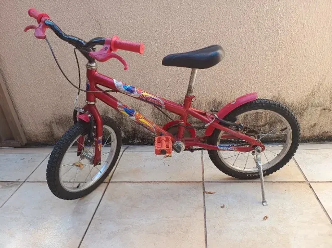 Bicicleta Infantil Aro 16 Superman - Vermelha (Ótimo Estado)
