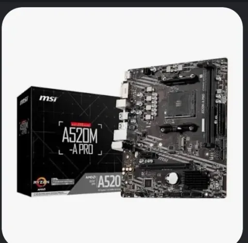 Placa mãe MSI A520M-A PRO