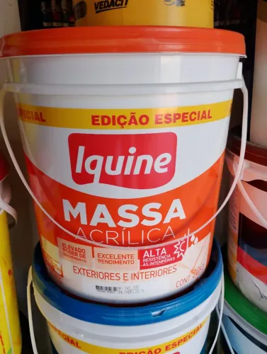 Massa acrílica iquine 20kg promoção 