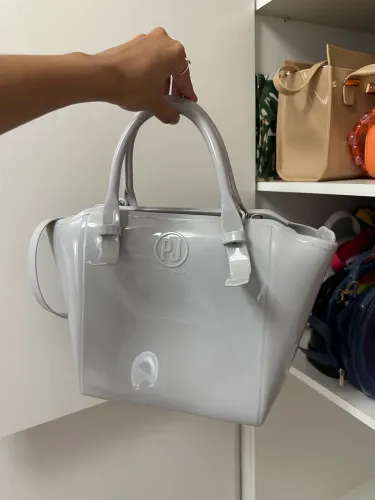Bolsa Petite Jolie Grande Cinza 
