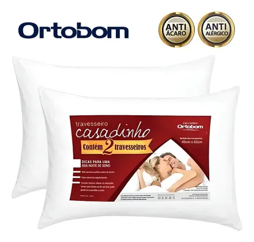 Travesseiro Casadinho 2 und Ortobom - Entrega Grátis Fortaleza