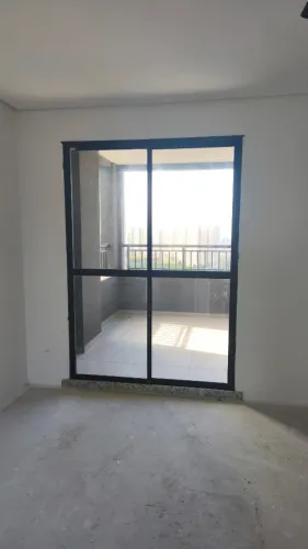 Porta balcão alumínio preto 2 folhas | Excelente estado