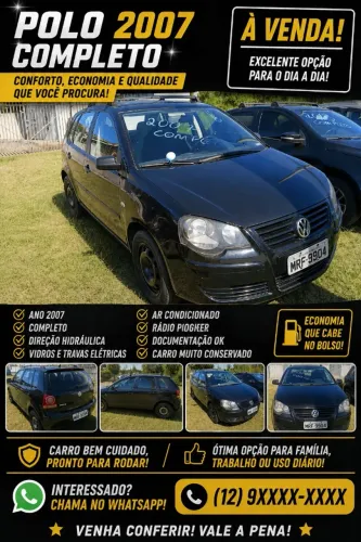 Volkswagen Polo 1.6 Mi/s.ouro 1.6 MI Tot.flex 8V 5P 2007