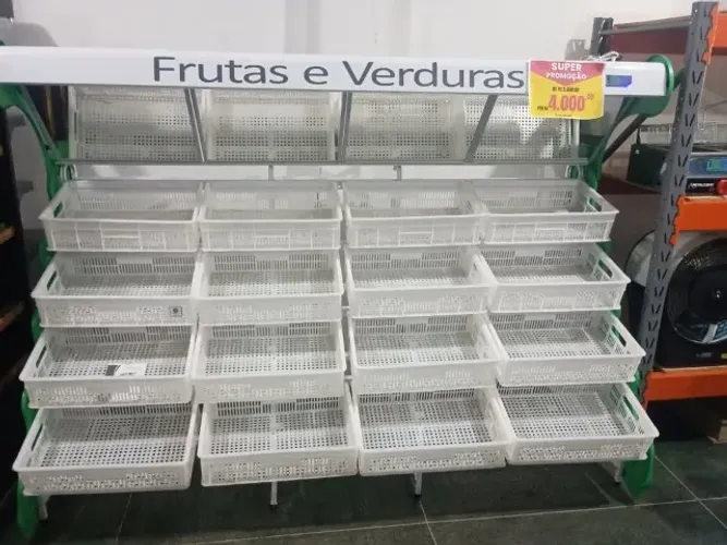 VERDUREIRO HORTIFRUTI REFRIMATE 2,50M | 16 CAIXAS
