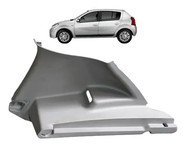 Suporte Bagagito Direito Sandero *5 2008 Uzad0 Cinza