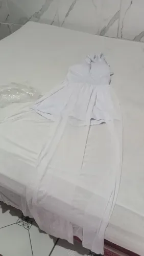 Macacão de malha short e vel