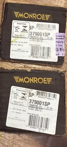 Par de amortecedores traseiros Monroe peugeot 208 e 2008