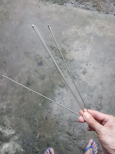 Raios de inoxidável para bike