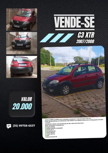 Citroen C3 XTR 1.4 Flex 8V 5P 2008
