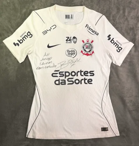 Camisa Corinthians 2026 - De jogo autografada - Breno Bidon
