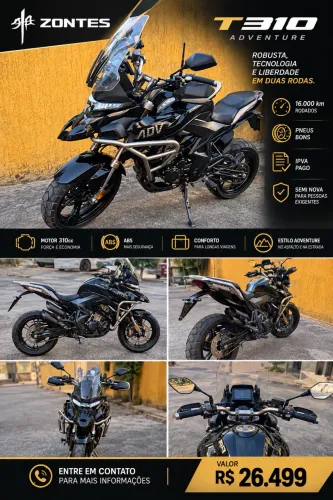Moto para pessoas exigentes Zontes adv