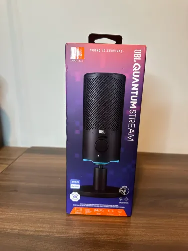 Microfone JBL Quantum Stream USB Original Novo Lacrado Gamer/Streaming