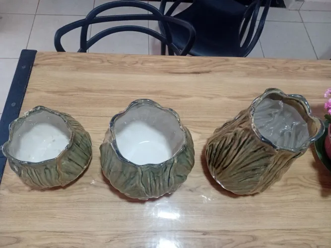 Vasos de porcelana pra decorar