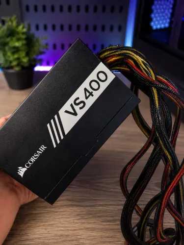 Fonte Corsair VS400 400W 80 Plus PFC Ativo
