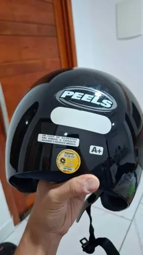 Capacete Peels F-21 Star - Preto - Ótimo Estado