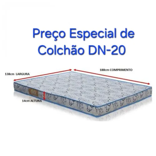 Oferta Exclusiva de Colchão de Casal DN-20!!