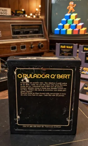 Cartucho Pulador Q'Bert Atari 2600 - Dactar