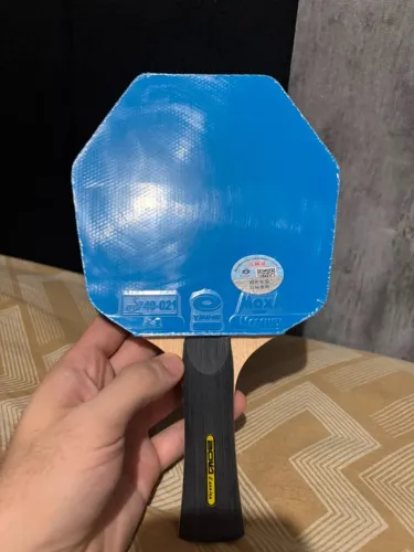 Raquete de Tênis de Mesa / PING PONG Profissional ITTF Hexagonal + Raqueteira