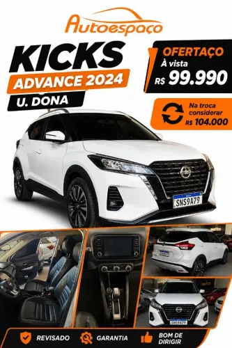 Nissan Kicks Advance 1.6 16V Flex AUT 2024