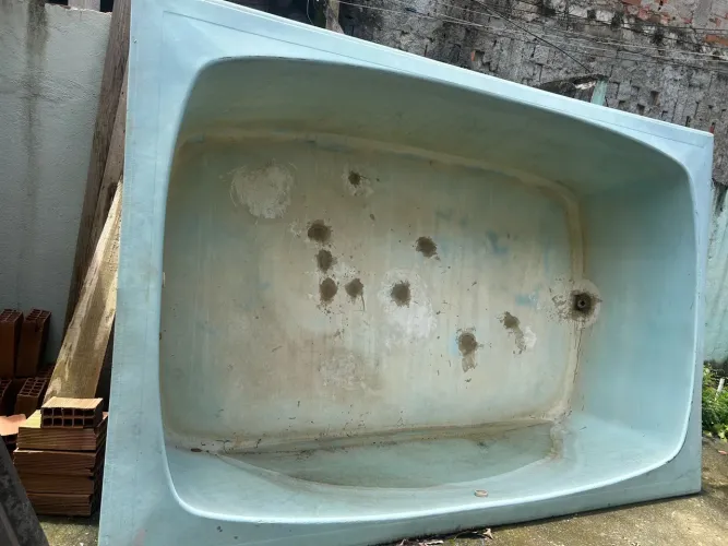 Vendo piscina de chão