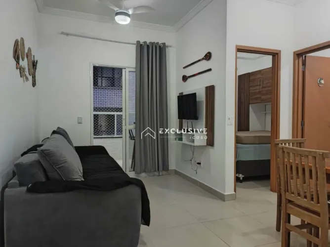 Apartamento com 1 dormitório à venda, 45 m² por R$ 510.000,00 - Acarau - Ubatuba/SP
