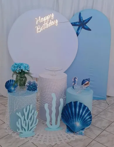 Decoração tema fundo do mar