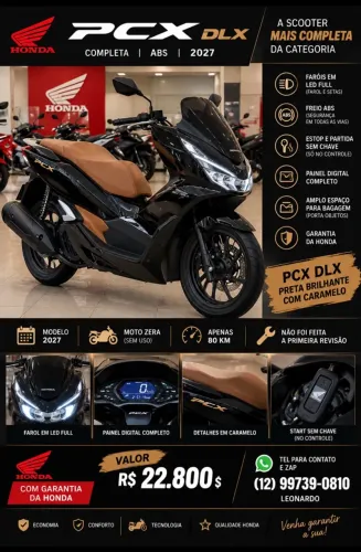 Pcx dlx com abs top de linha modelo 2027