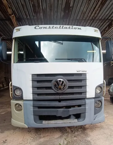 VENDO/VW Constellation 15.180 Caçamba Basculante Lateral 2011, apenas 122.000 km originais