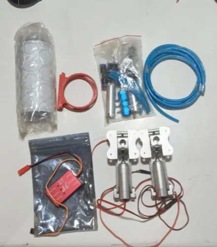 Trem de pouso retratil para aeromodelo