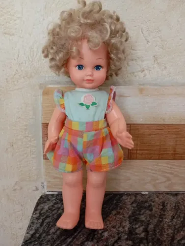 Boneca Cidinha da estrela 29cm, anos 80, olhinhos pintados 