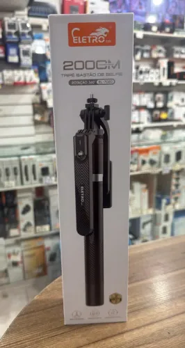 Suporte tripé ELETRO 2M com controle remoto. (EL-7020). (Atacado)