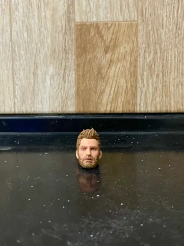 Head Chris Evans barbudo Marvel Legends