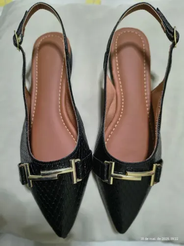 Sapatilha slingback