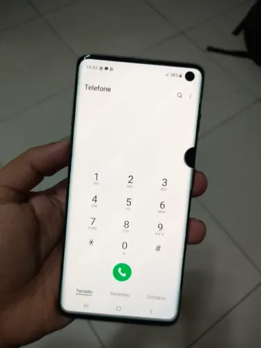 Galaxy S10 não trava sem trinco