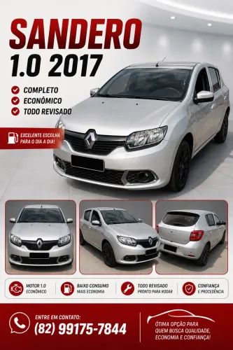 Renault Sandero Authentique Flex 1.0 12V 5P 2017