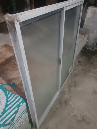 Janela de alumínio branco 80x80