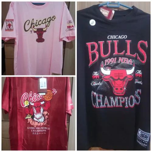 Camiseta bulls mitchell and ness GG 3 por 100