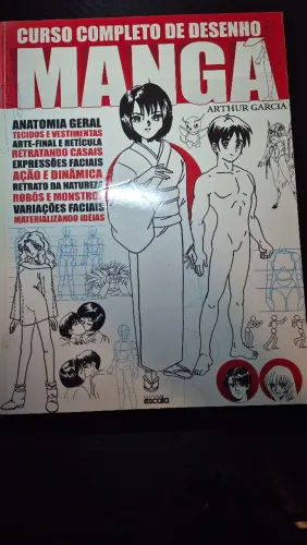 Livro: Curso completo de desenho mangá - Arthur Garcia