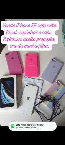Celular quase zero minha filha só usava pra jogar