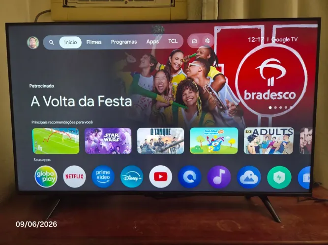 TV TCL 43" 4K _ 43P755