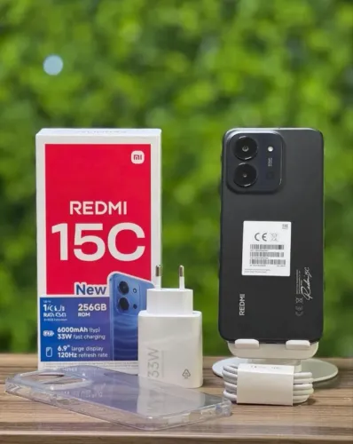 Redmi 15C 256GB Cor Preto PRONTA ENTREGA EM GOIÂNIA APARECIDA E CANEDO
