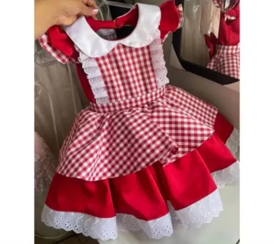Fantasia chapeuzinho vermelho infantil