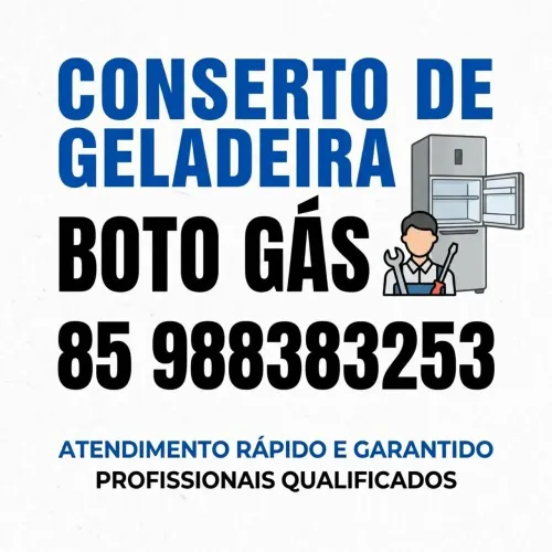 Conserto de geladeira consertos em geral sou técnico em refrigeração 