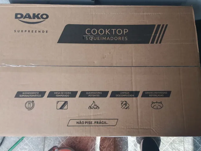 Cooktop Dako 5 bocas novo