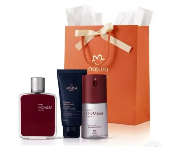 Kit natura homem sagazc / 3 itens 190,00