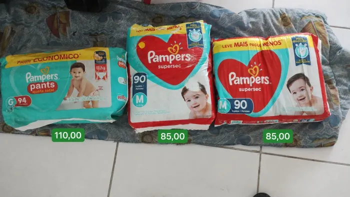 Vendo essas fraldas próximo ao vencimento mês 09/26