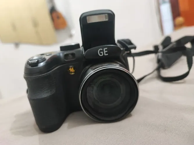 câmera digital ge x500 16mp preta